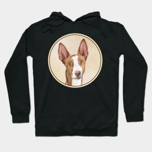 Ibizan Hound Painting - Cute Original Dog Art Hoodie